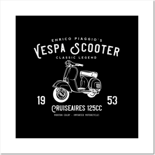 Piaggio Scooter 1953 125Cc Posters and Art